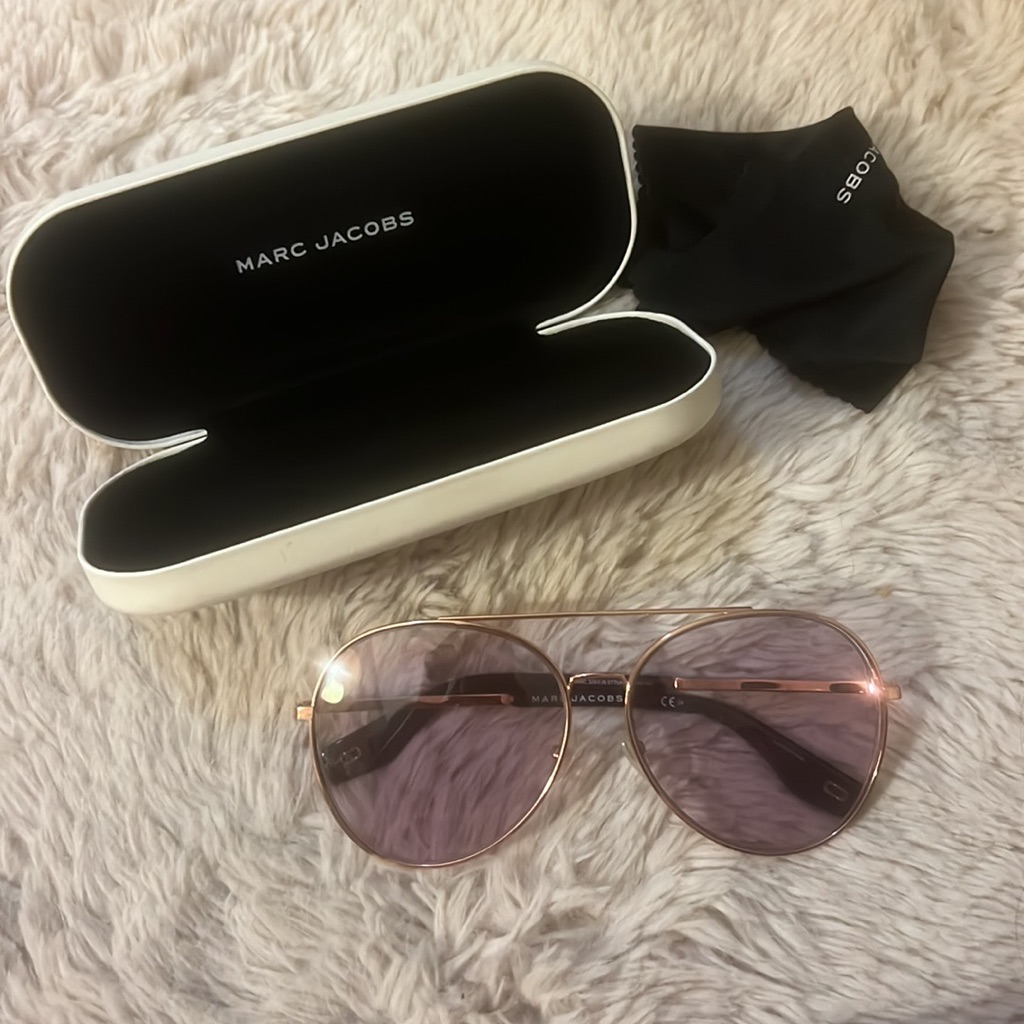Marc Jabobs Oversized Pink Aviators
